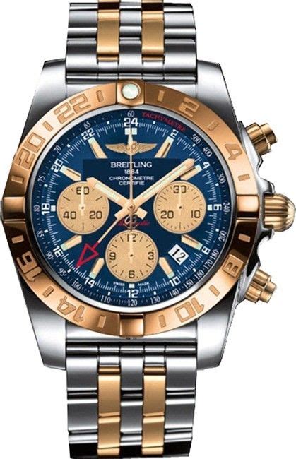 breitling chronomat 44 gold bzel|breitling chronomat 44 stainless steel.